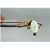 Image 1 : 10k Gold Opal Alaskan Gold Nugget Ring
