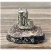 Image 2 : Pewter Castle On Amethyst Crystal