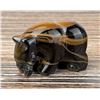 Image 1 : Carved Tigers Eye Bear with Fish Fetish
