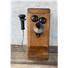 Image 1 : Antique Oak Telephone