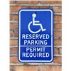 Image 1 : Handicapped Reserved Parking Sign