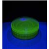 Image 13 : Uranium Vaseline Glass Dishes Plates