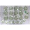 Image 2 : Uranium Vaseline Glass Dishes Plates