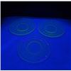 Image 7 : Uranium Vaseline Glass Dishes Plates