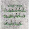 Image 2 : Green Depression Glass Dresser Cabinet Pulls