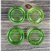 Image 3 : Anchor Hocking Uranium Glass Furniture Casters