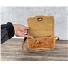 Image 4 : Vintage Tooled Leather Cowgirl Purse