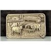 Image 1 : Montana Bergamont Brass Works Belt Buckle
