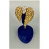 Image 1 : Panetta Rhinestone Costume Jewelry Wings Brooch