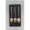 Image 1 : Nagasaki Japan Sterling Silver Serpent Spoons