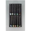Image 2 : Sterling Silver Gemstone Cocktail Olive Picks