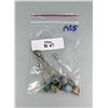 Image 4 : Sterling Silver Gemstone Cocktail Olive Picks