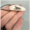 Image 3 : Alaskan Eskimo Inuit Scrimshaw Puffin Necklace