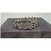 Image 2 : Sterling Silver 3 Row Wave Bracelet