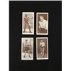 Image 1 : LOT OF 4 VINTAGE 1933 CHURCHMAN'S CIGARETTE BOXING TRADING CARDS