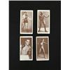 Image 1 : LOT OF 4 VINTAGE 1933 CHURCHMAN'S CIGARETTE BOXING TRADING CARDS
