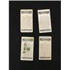 Image 2 : LOT OF 4 VINTAGE 1933 CHURCHMAN'S CIGARETTE BOXING TRADING CARDS