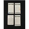 Image 2 : LOT OF 4 VINTAGE 1933 CHURCHMAN'S CIGARETTE BOXING TRADING CARDS