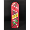 Image 1 : CHRISTOPHER LLOYD AND MICHAEL J FOX SIGNED CARDBOARD HOVERBOARD - WWOC COA