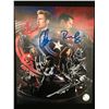 Image 1 : MULTI SIGNED CAPTAIN AMERICA 8X10 INCLUDING EVANS, RDJ AND JOHANSSEN - KB COA