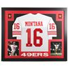 Image 1 : JOE MONTANA SIGNED AND FRAMED SAN FRANCISCO 49ERS JEREY (JSA COA)