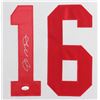 Image 2 : JOE MONTANA SIGNED AND FRAMED SAN FRANCISCO 49ERS JEREY (JSA COA)