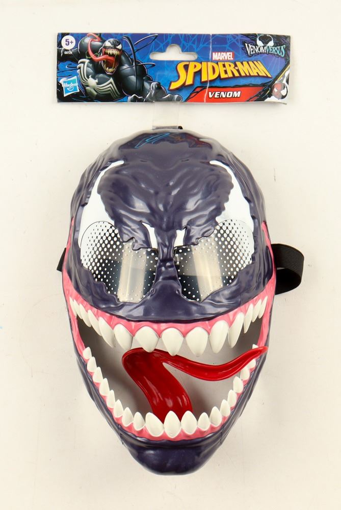 Tom Hrdy Rapper Mask TOM HARDY SIGNED VENOM MASK - BECKETT COA