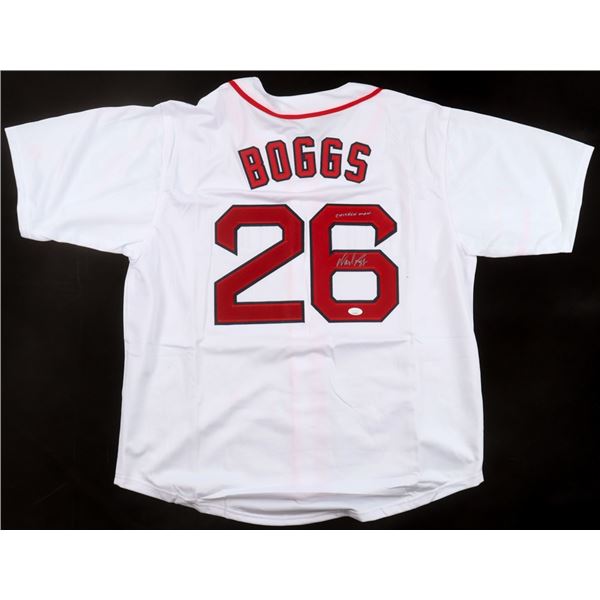WADE BOGGS SIGNED BOSTON RED SOX JERSEY - JSA COA