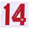 Image 2 : PETE ROSE SIGNED BASEBALL JERSEY (FITTERMAN COA)