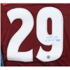 Image 2 : NATHAN MACKINNON SIGNED COLORADO AVALANCHE JERSEY (AJ SPORTS COA)