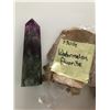 Image 2 : 330 GRAMS WATERMELON  FLOURITE HEALING CRYSTAL
