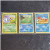 Image 1 : 3 X 1ST Edition Collectors Pokemon Cards