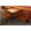 Image 1 : DINING TABLE W/ 4 CHAIRS