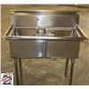 Image 1 : NEW CHEFS MATE DOUBLE 18" X 18" X 11" S/S SINK
