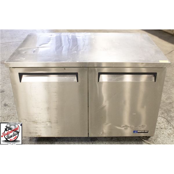 48" MASTER-BILT TWO DOOR UNDER COUNTER COOLER