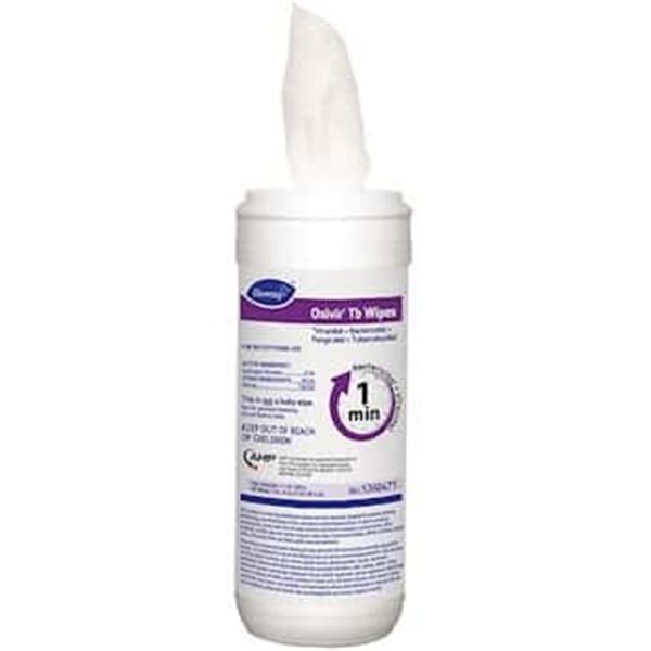 NEW CASE OF 12 DIVERSEY OXIVIR TB WIPES 160 COUNT