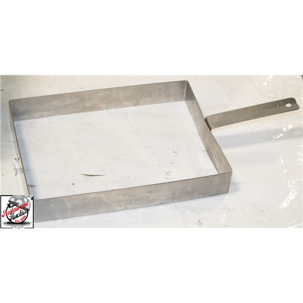 12 SQUARE METAL CAKE RINGS W/ HANDLES