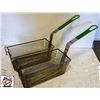 Image 1 : PAIR OF 12" DEEP FRYER BASKETS