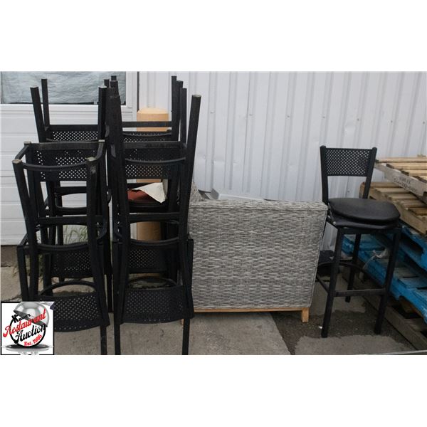 ASSORTED CHAIRS FRAMES FOR REPAIR AND MORE