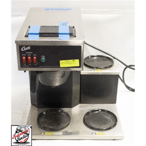 WILBUR-CURTIS 3 BURNER POUR OVER COFFEE BREWER