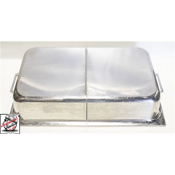 FULL SIZED 4" DEEP SPLIT LID FOR CHAFFING TRAY