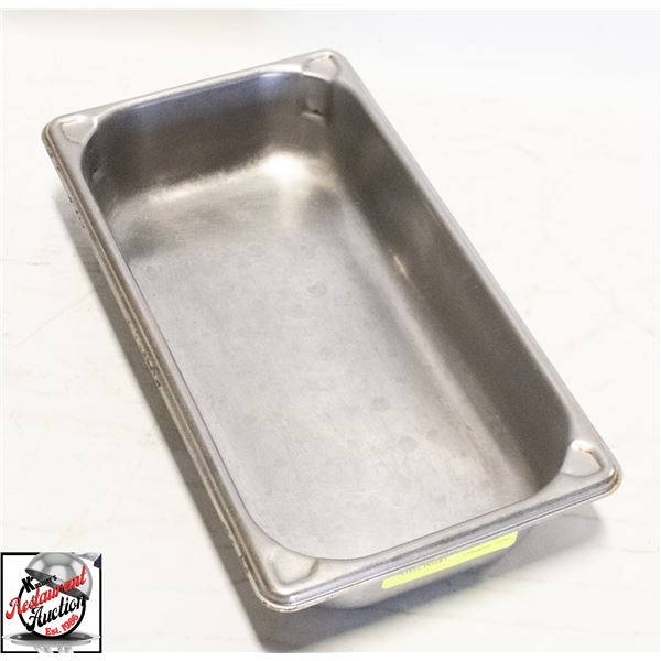 1/3RD SIZE 2.5" DEEP STAINLESS STEEL INSERT