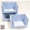 Image 1 : 3 - PLASTIC ORGANIZERS 12" X 8" X 9" DEEP
