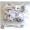 Image 1 : 5 - 25 PK ( 125 TOTAL ) SILVER PLATED FORKS