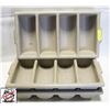 Image 1 : 3 - 4 SLOT PLASTIC CUTLERY TRAYS