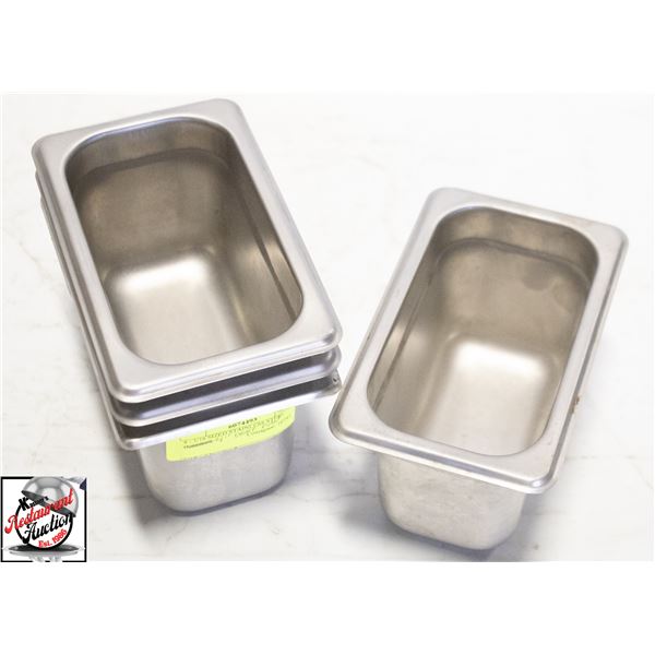 4 - 1/16 SIZED STAINLESS STEEL INSERTS