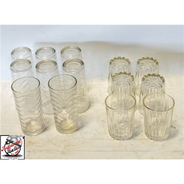 SMALL LOT OF ASSORTED GLASSWARE INCLUDES