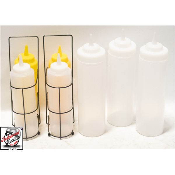 ASSORTED 12OZ & 24OZ CONDIMENT SQUEEZE BOTTLES