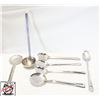 Image 1 : ASSORTED STAINLESS STEEL SERVING UTENSILES