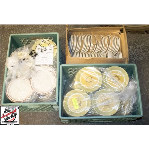 ASSORTED CERAMIC PLATES, INCLUDES